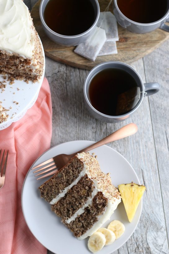 Homemade Hummingbird Cake is a beloved, classic southern cake recipe packed with banana and pineapple that looks so impressive for Easter, any holiday or birthday party!