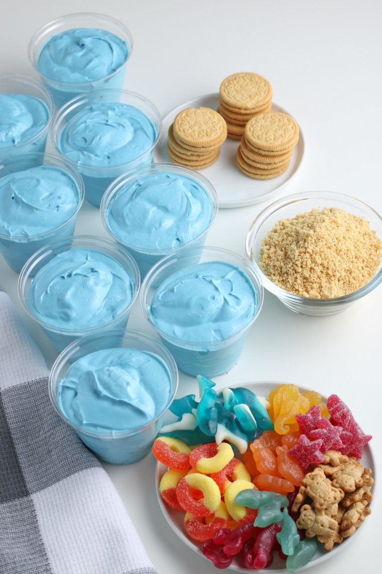 Beach Sand Pudding Cups | Wishes and Dishes