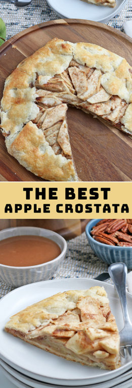 This Apple Crostata recipe is a simple, rustic tart filled with sweet apple filling and is one the best new ways to enjoy your favorite fall fruit!