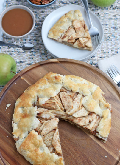 This Apple Crostata recipe is a simple, rustic tart filled with sweet apple filling and is one of our favorite new ways to enjoy one of our favorite fall fruit!