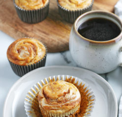 Pumpkin Cream Cheese Muffins are a tasty treat for snacking, breakfast, and more. These pumpkin cream cheese swirl muffins are easy to make as well! 