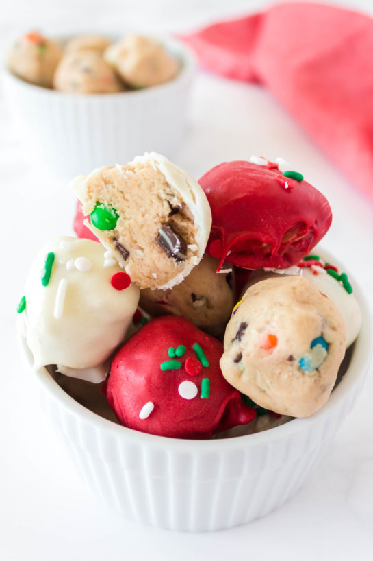 Edible No Bake Cookie Dough Bites