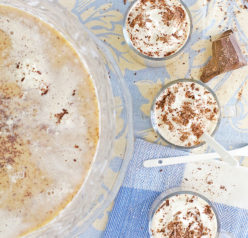 This Coffee Punch recipe is not for the faint of heart! Who doesn't love a large punch bowl overflowing with frothy goodness for the holidays, New Year's Eve, or a bridal shower!