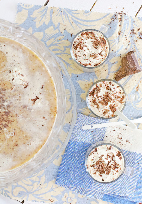 This Coffee Punch recipe is not for the faint of heart! Who doesn't love a large punch bowl overflowing with frothy goodness for the holidays, New Year's Eve, or a bridal shower!