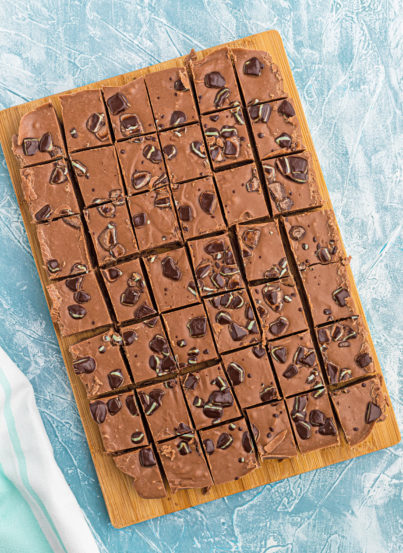 This is a super easy recipe for Andes Mint Fudge! Rich, mint chocolate flavored Andes fudge will quickly become one of your favorite fudge recipes!