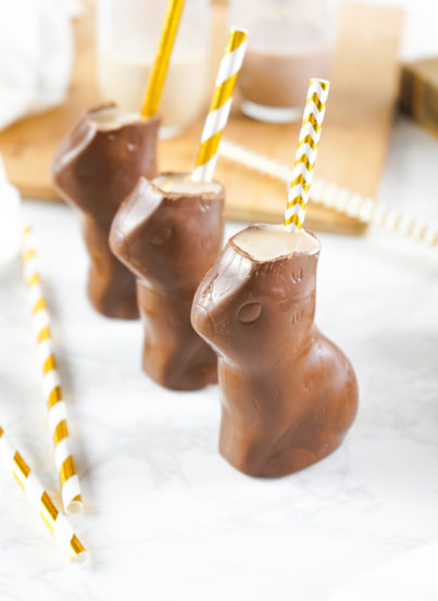 Bailey’s Chocolate Bunny Cocktail recipe is a sweet, very chocolatey drink that is a delightful treat for adults and equally as fun! You can easily leave out the Bailey's and make it kid-friendly chocolate drink they will love.