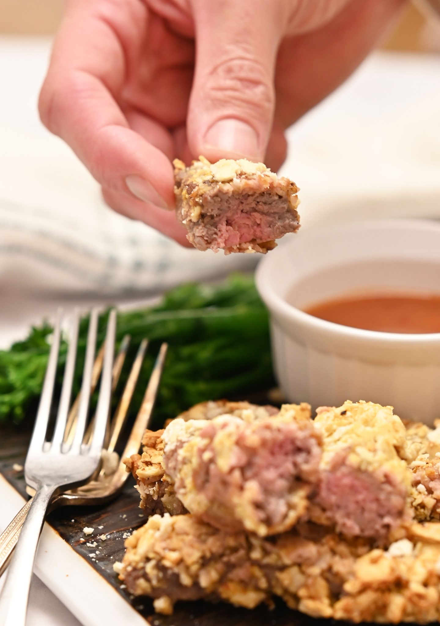 Idaho Finger Steaks with Country Sweet Dipping Sauce | Wishes and Dishes