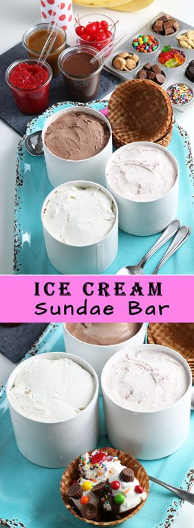 Build your own budget-friendly Ice Cream Sundae Bar or ice cream social party that's perfect for any kind of celebration! Jazz up your birthdays, graduations, or just a regular Saturday with friends! 