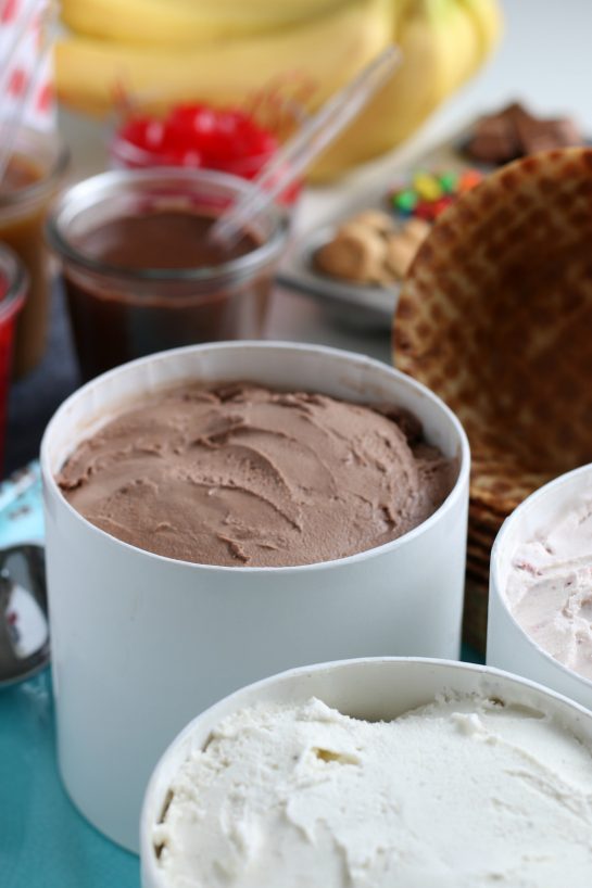 Budget-friendly Ice Cream Sundae Bar or ice cream social party that's perfect for any kind of celebration! Jazz up your birthdays, graduations, or just a regular weekend to serve to friends and family!