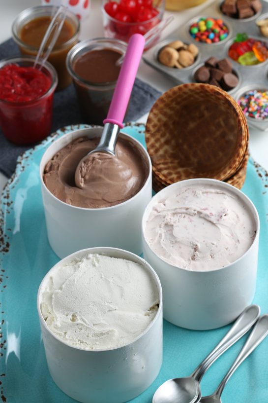 Make your own budget-friendly Ice Cream Sundae Bar or ice cream social party that's perfect for any kind of celebration! Jazz up your birthdays, graduations, or just a regular weekend to serve to friends and family!