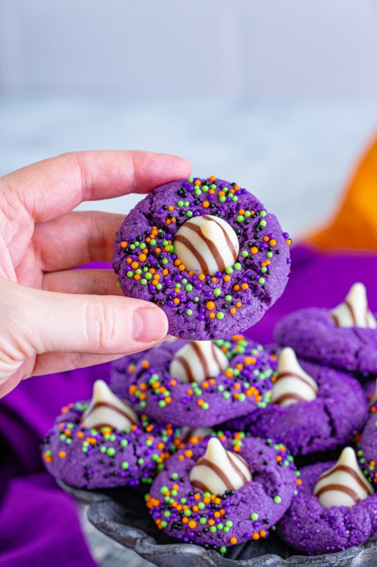 Halloween Witch Hat Cookies Recipe for any fall or spooky Halloween party!