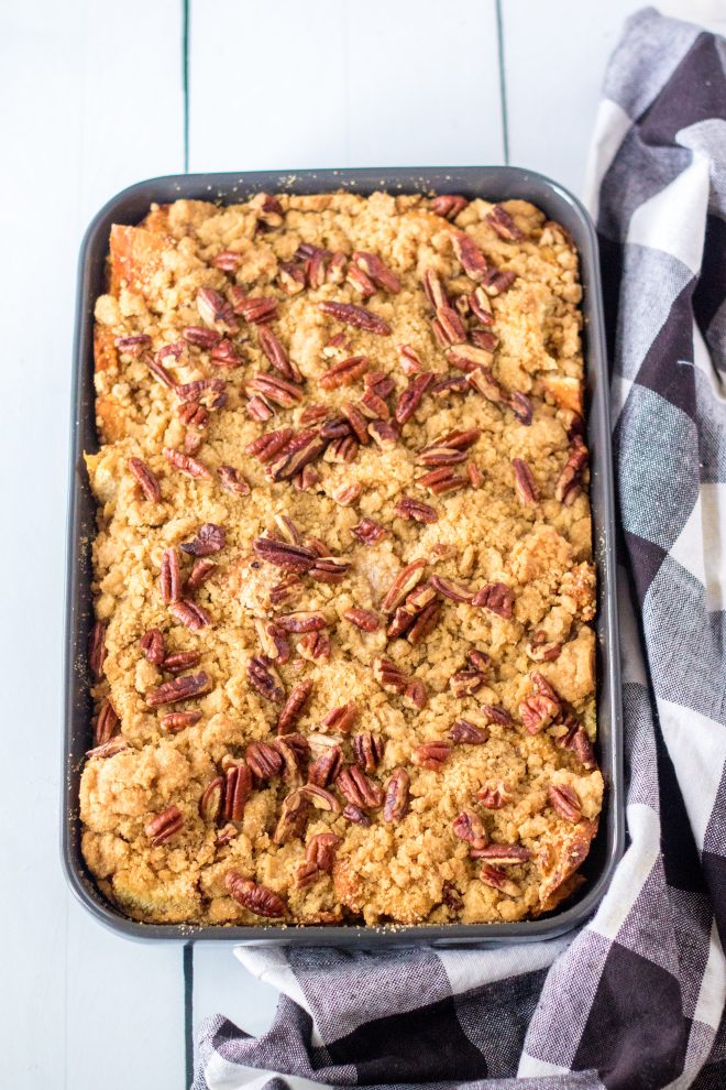 Sweet Potato French Toast Casserole | Wishes and Dishes