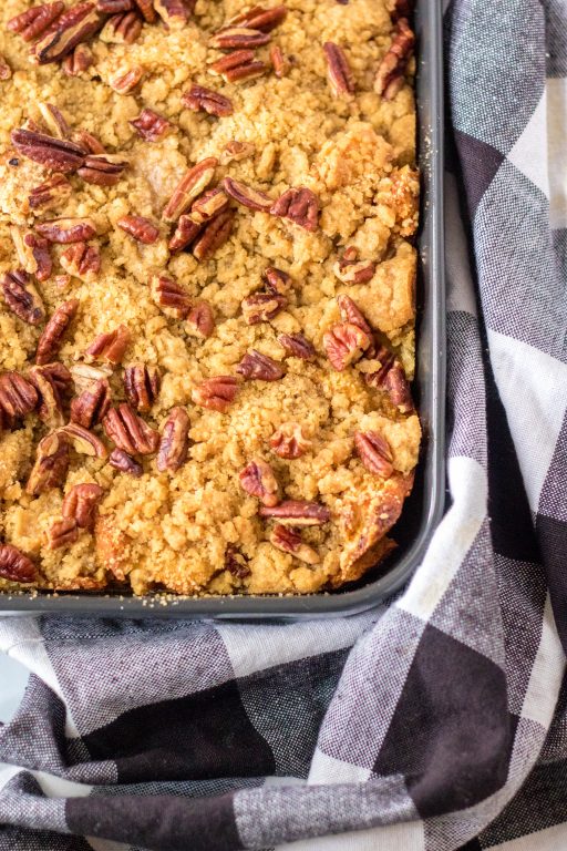 Sweet Potato French Toast Casserole | Wishes and Dishes