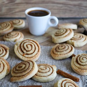 Cinnamon Roll Cookies are thick, soft, buttery cookies, swirled with cinnamon sugar and the perfect Christmas cookie! All the flavors of a cinnamon roll in an amazing cookie recipe!