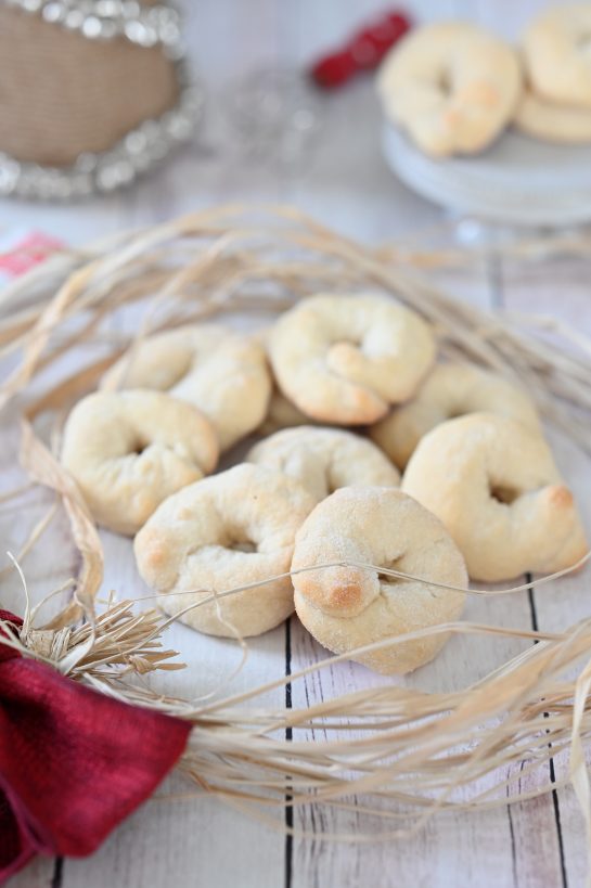 Italian Wine Cookies (Ciambelle al Vino) recipe are a perfect addition to your holiday cookie trays These cookies are light, crunchy, easy to make and made with wine. These are great with coffee or tea!