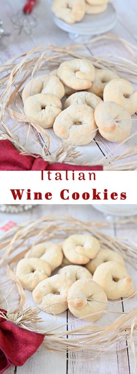 Italian Wine Cookies (Ciambelle al Vino) recipe are the perfect addition to your holiday cookie trays These cookies are light, crunchy, easy to make and made with wine. These are great with coffee or tea!