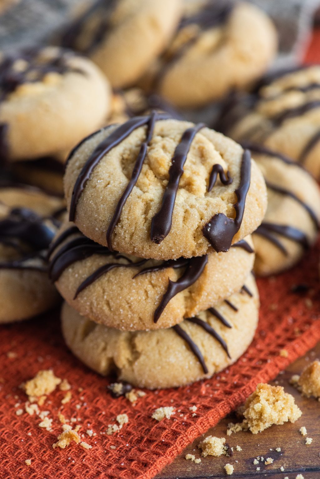 Peanut Butter Thumbprint Cookies Wishes and Dishes