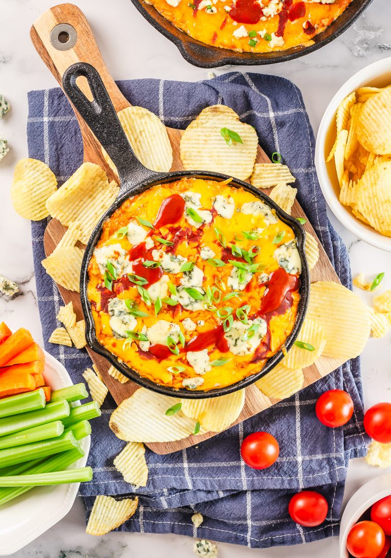 Buffalo Chicken Wing Dip Wishes and Dishes