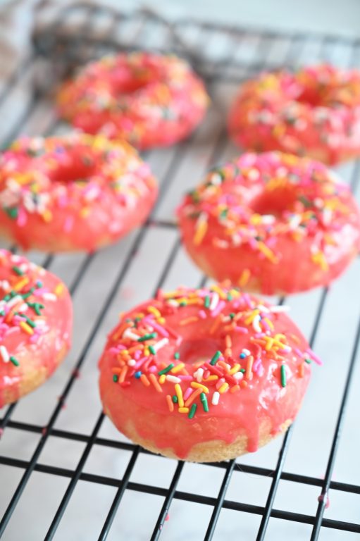 Vanilla-Glazed Baked Donuts | Wishes and Dishes