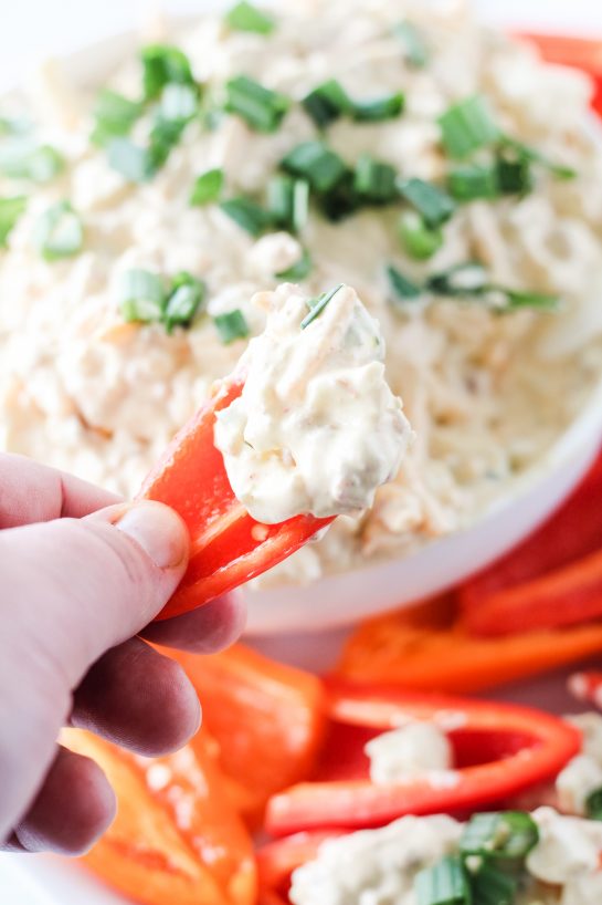 Loaded Deviled Egg Salad is a fun twist on the traditional egg salad recipe! It’s packed with flavor, great for Easter, a baby shower, or any holiday, and makes a great lunch. 