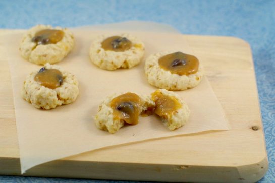 Butter Tart Thumbprints recipe. This recipe for butter tart thumbprints makes for such a decadent way to make cookies!
