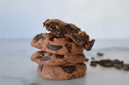 Double Chocolate recipe. Double the chocolate in this cookie recipe for the best way to cure your cravings!