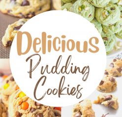 Delicious Pudding Cookies are super easy cookie recipes and loaded with flavor! They are perfect for the holidays: easy, buttery, and delicious!