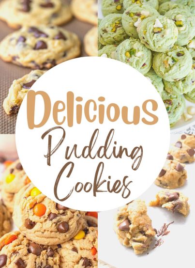 Delicious Pudding Cookies are super easy cookie recipes and loaded with flavor! They are perfect for the holidays: easy, buttery, and delicious!