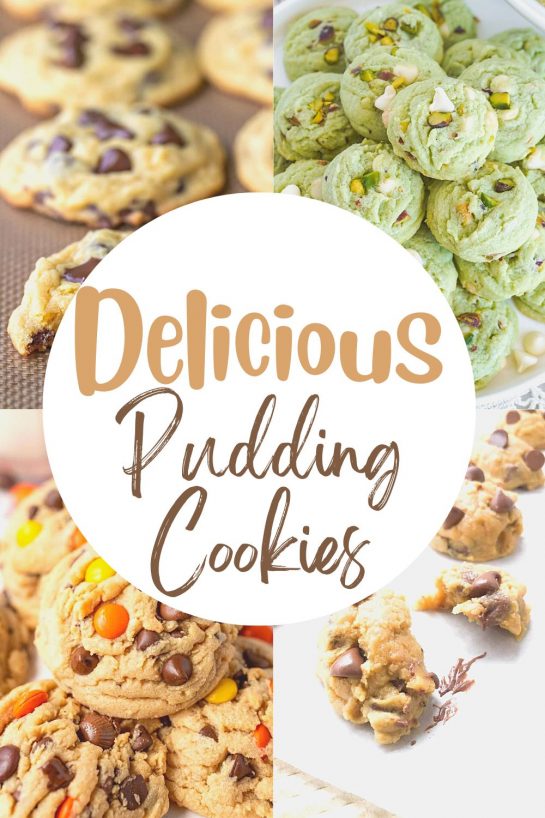 Delicious Pudding Cookies are super easy cookie recipes and loaded with flavor! They are perfect for the holidays: easy, buttery, and delicious!