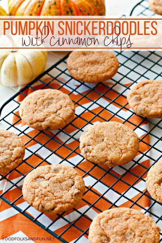 Pumpkin Spice Snickerdoodles recipe. If you want the perfect seasonal treat to make and share, then check out this pumpkin snickerdoodle recipe! These are so good!