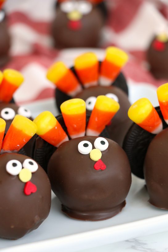 Easy Turkey Cake Pops are so fun to make and festive for fall! The entire family will enjoy these turkey pops for fall or Thanksgiving.