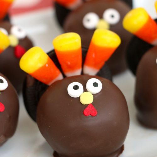 Turkey Cake Pops | Wishes and Dishes
