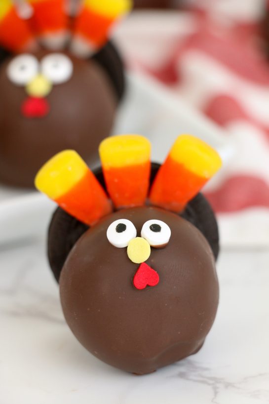 Easy Turkey Cake Pops are so fun to make and festive for fall! The entire family will enjoy these turkey pops for Thanksgiving.