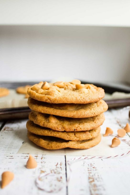 Butterscotch Chip Biscuits recipe. This cookie recipe is crisp, sweet and loaded with butterscotch chips!