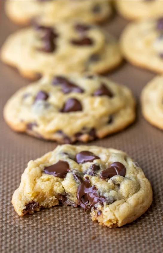 Chocolate Chip Pudding Cookies recipe. Give a classic an upgrade by adding pudding to the batter. This makes for the best chocolate chip cookies ever!