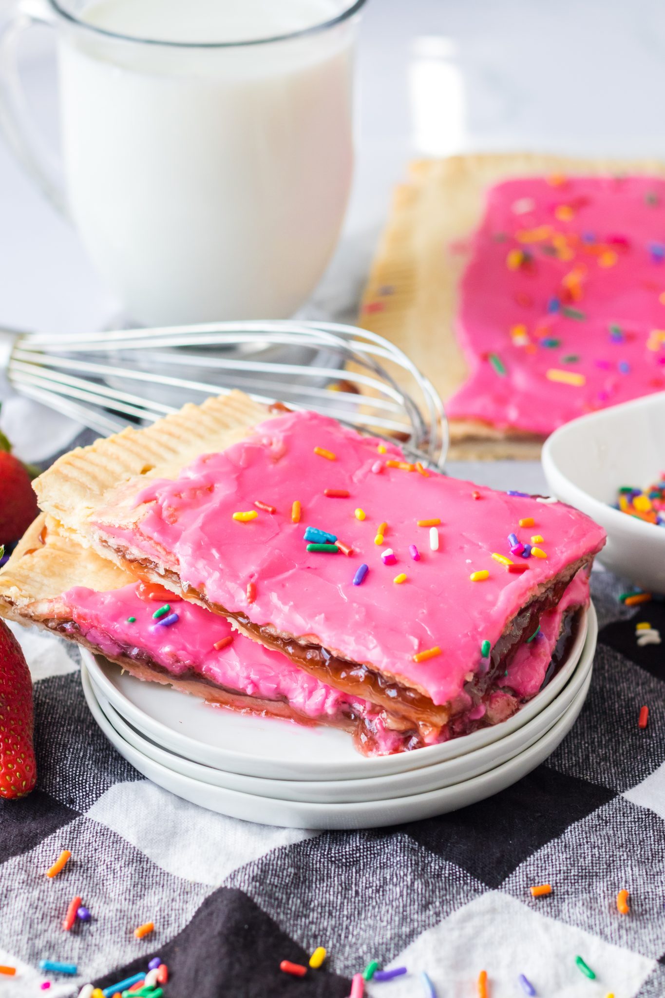 Sheet Pan Strawberry Poptarts Wishes and Dishes