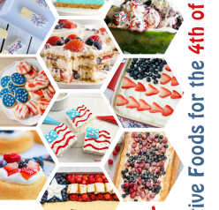 Check out my recipes for 22 Festive Foods for the 4th! Celebrate the 4 July and soak up the sun with classic barbecue dishes bursting with flavor, fresh sharing desserts and crowd-pleasing appetizers for both adults and kids.