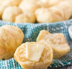 Buttered Mashed Potato Rolls recipe is classic, family favorite roll that is easy to make for the holidays!