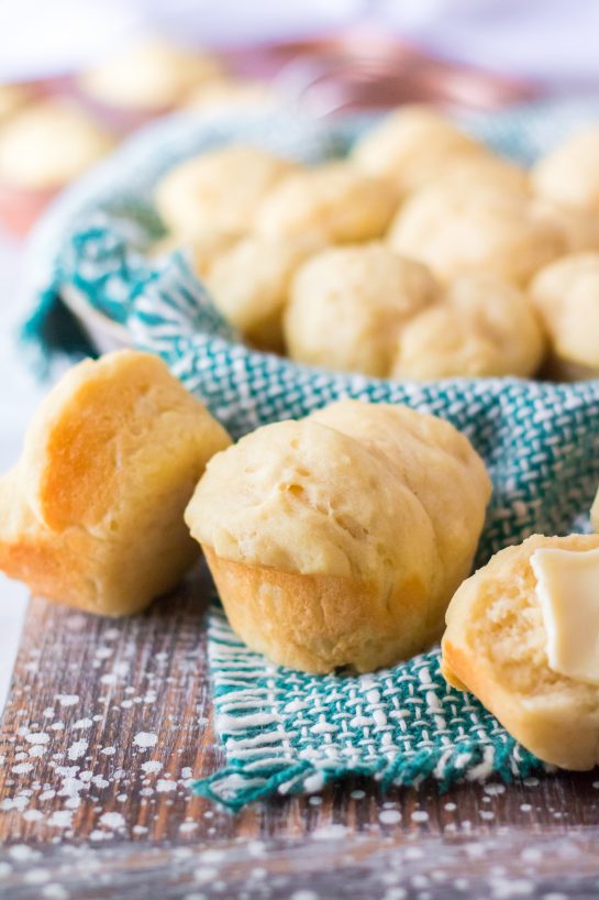Mashed Potato Rolls recipe is classic, family favorite roll that is easy to make.  These Mashed Potato Rolls are tender, fluffy and slightly sweet.  Leftover mashed potatoes are the secret ingredient to these addictive little rolls of perfection.  Warm out of the oven with a little butter and you will know these are the best rolls ever!