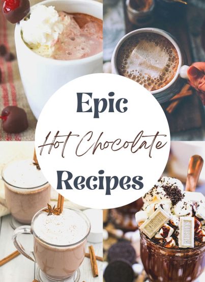You will love these creamy, unique 15 Epic Hot Chocolate Recipes. A combination of cocoa powder and chocolate chips make these hot chocolate recipes extra flavorful and delicious! Ready in minutes.