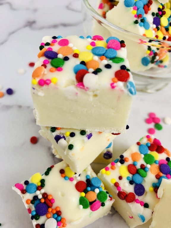 Sugar Cookie Fudge | Wishes and Dishes