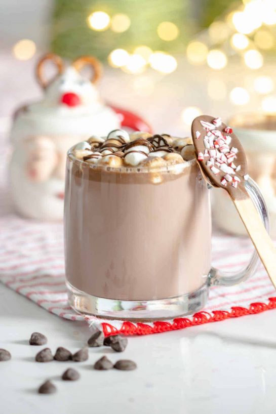 Hot Chocolate Recipe made with real chocolate chips