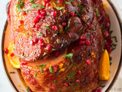 christmas ham dressing Brown Sugar Mustard Glazed Ham