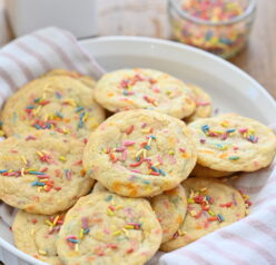 Soft Sprinkle Sugar Cookies recipe is for soft, buttery sprinkle sugar cookies that melt in your mouth! Perfect for Valentine’s Day or any occasion. Easy, colorful, and irresistible.