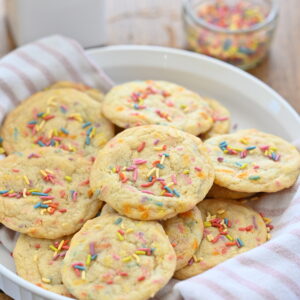 Soft Sprinkle Sugar Cookies recipe is for soft, buttery sprinkle sugar cookies that melt in your mouth! Perfect for Valentine’s Day or any occasion. Easy, colorful, and irresistible.