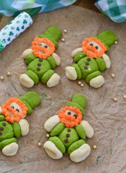 Lucky Leprechaun Cookies recipe for St. Patrick's Day baking fun!